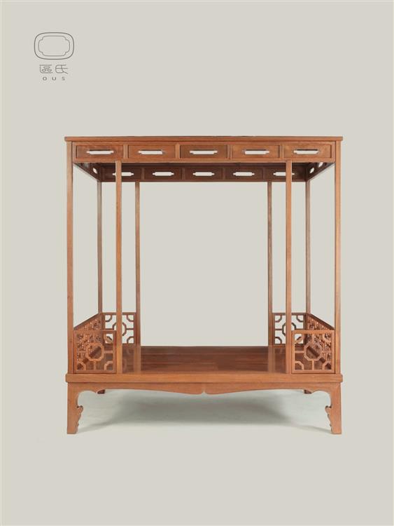 雙門十字絳環(huán)架子床