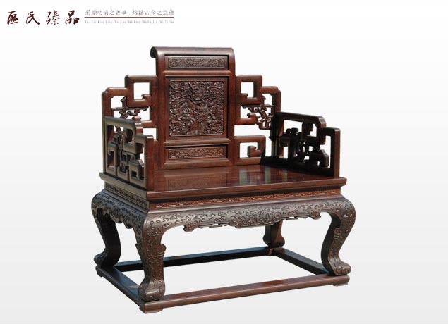 區(qū)氏臻品:云龍拐子紋寶座